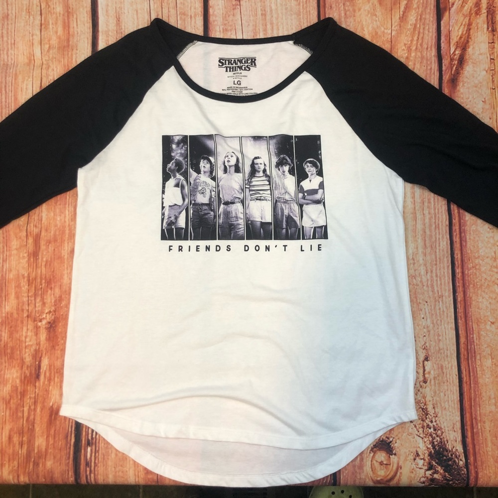 Stranger Things Raglan Tee - image 1